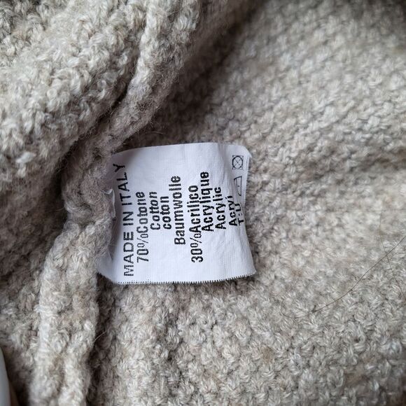 Brandy Melville Made in Utaly Open Front Cardigan Cotton Blend OS - Picture 3 of 13